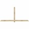 Ekena Millwork Eugene Rough Sawn Timber Gable Bracket, Douglas Fir, 96"W x 48"H x 4"D x 4"F, 12/12 Pitch GBW096X48X0404EUG00RDF - alternate 1